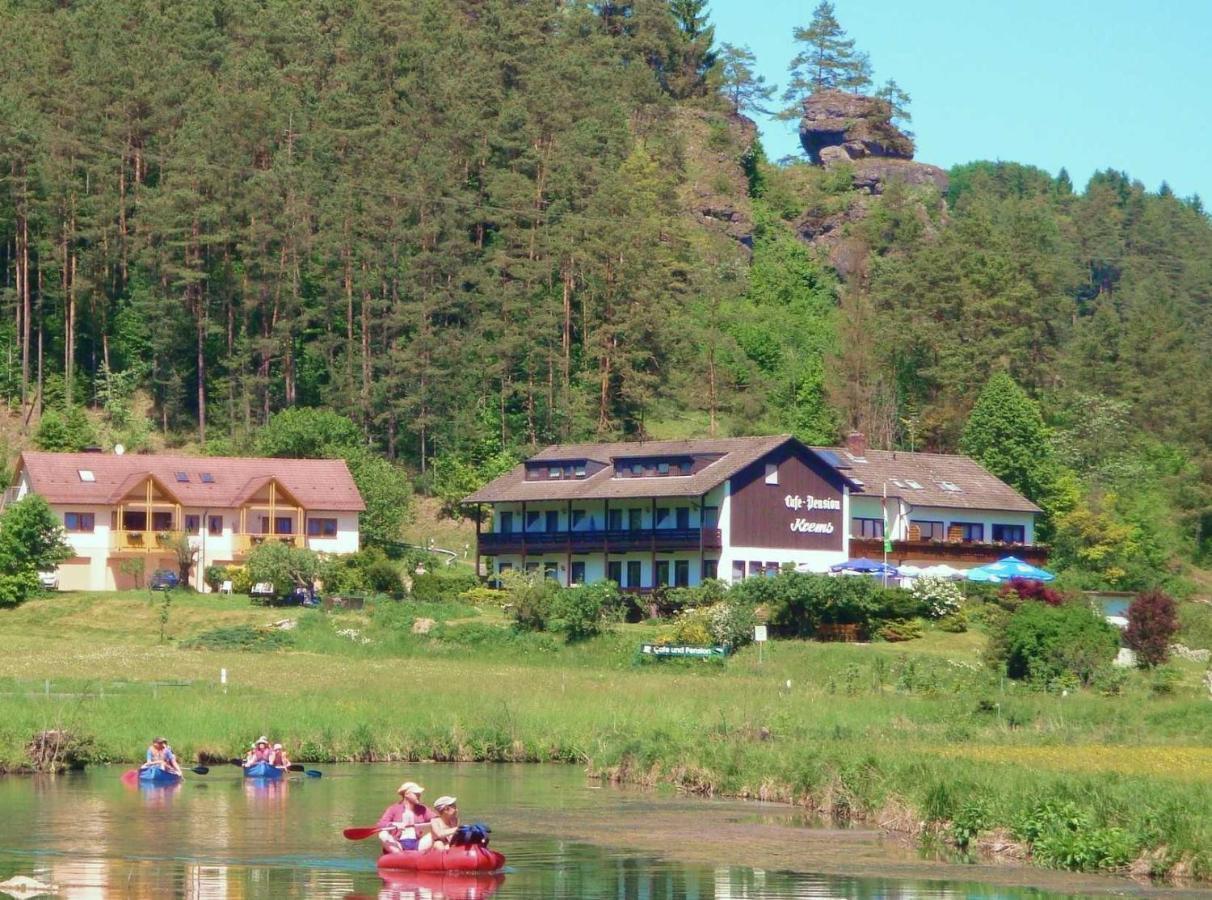 Cafe Pension Krems Waischenfeld Exteriör bild