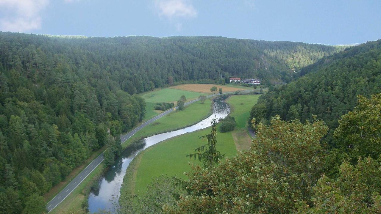 Cafe Pension Krems Waischenfeld Exteriör bild