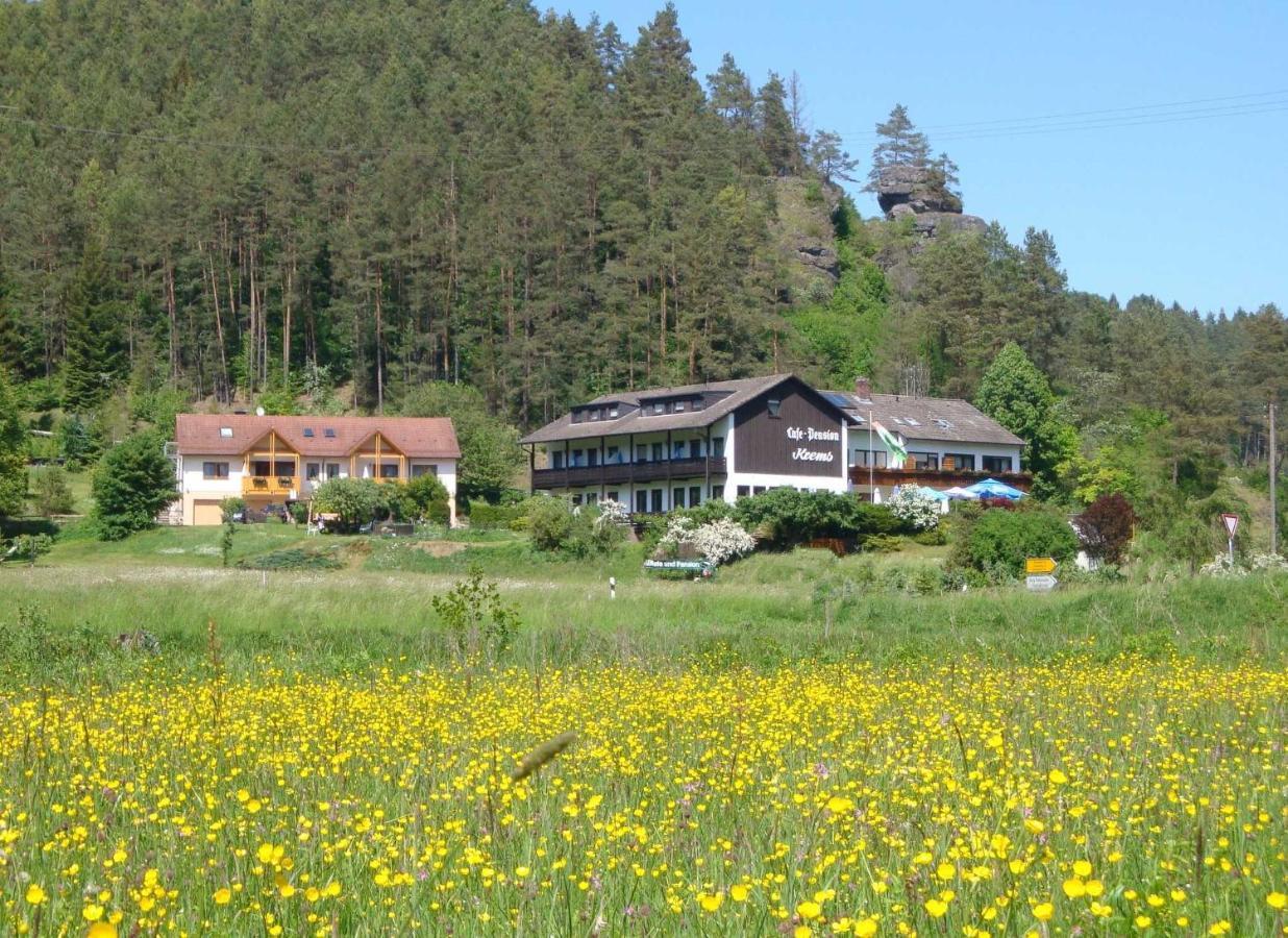 Cafe Pension Krems Waischenfeld Exteriör bild